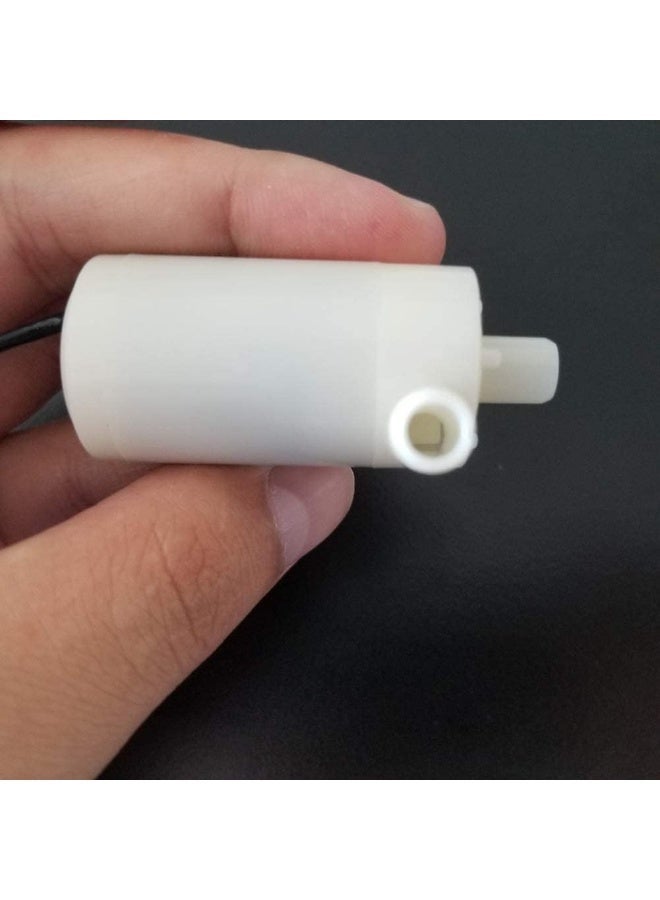 3V/5V/6V Micro Summercible Motor Pump，USB 1M Cable DC Mute Mini Water Garden House Hydroponic Horizontal White，一档 - Image 3